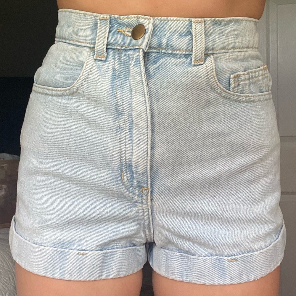 Super high waisted Jean shorts